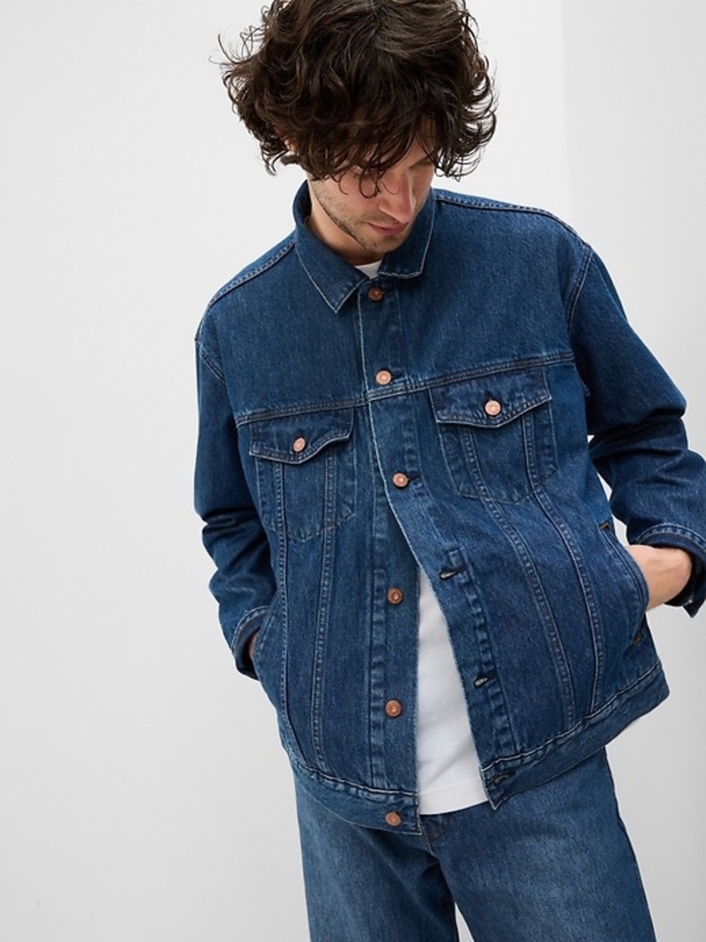 GAP Men’s BetterMade Icon Blue Denim Jacket